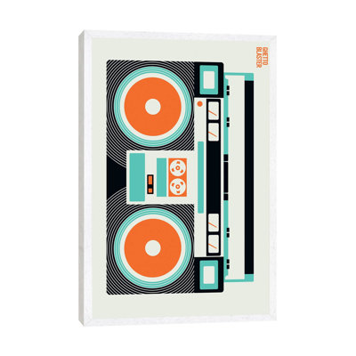 Icons - Ghetto Blaster by Vanessa Austin - Print on Canvas