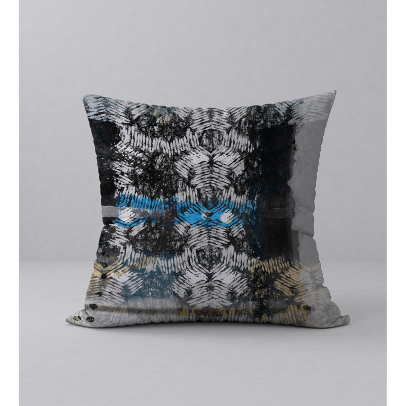 Housse de coussin décorative carrée séduisante et insert, 24 po x 24 po