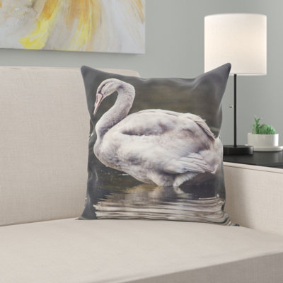 Housse et insert de coussin carré Swan