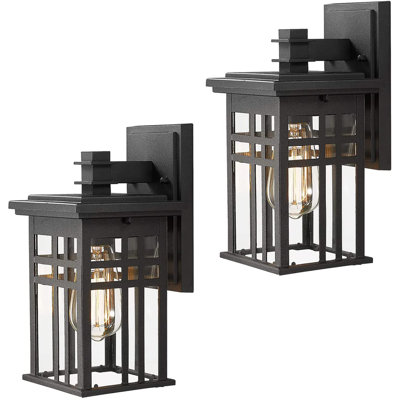 2 Pack Outdoor Wall Sconce