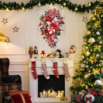 Décoration de Noël 19,7 po avec bonbon