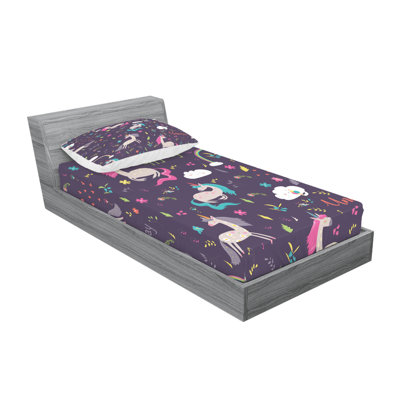Multicolore ensemble de draps et taies décoratives Ambesonne
