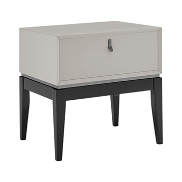 60 cm W Bedside Table, Flannel Grey