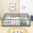 Gurdas Wood Daybed Frame with Fence and Door-1067426139-1067426148