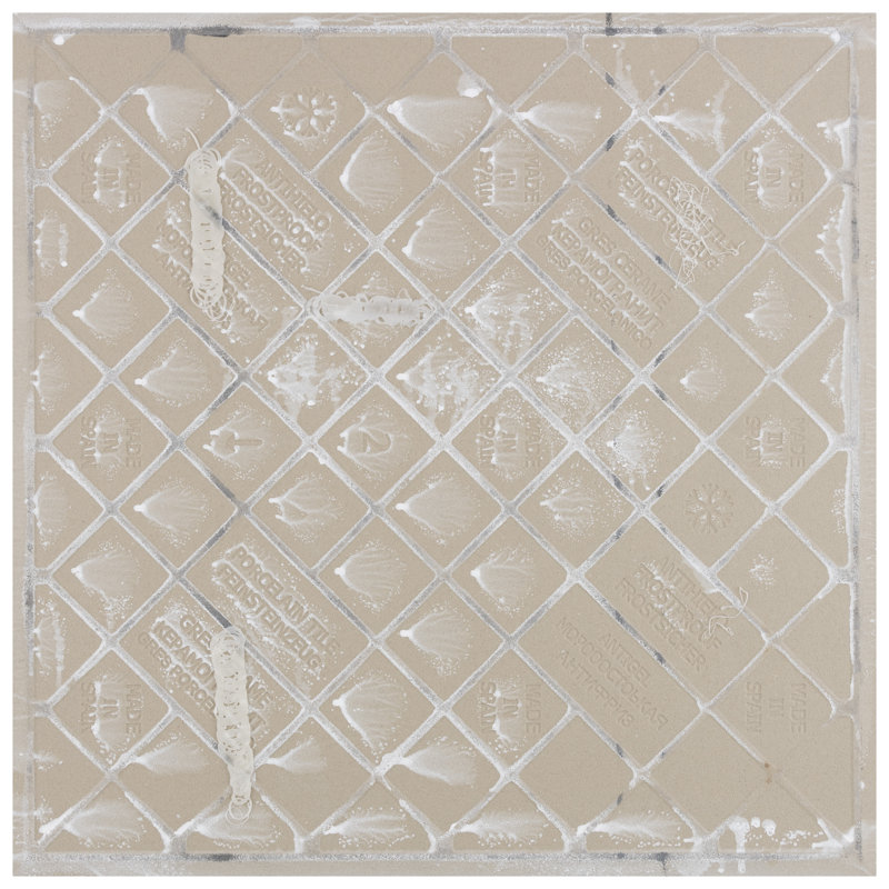 Art Deco Manhattan 12" x 12" Porcelain Patterned Wall & Floor Tile, White