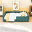 Lit plateforme double tapissier avec lattes robustes-129593283
