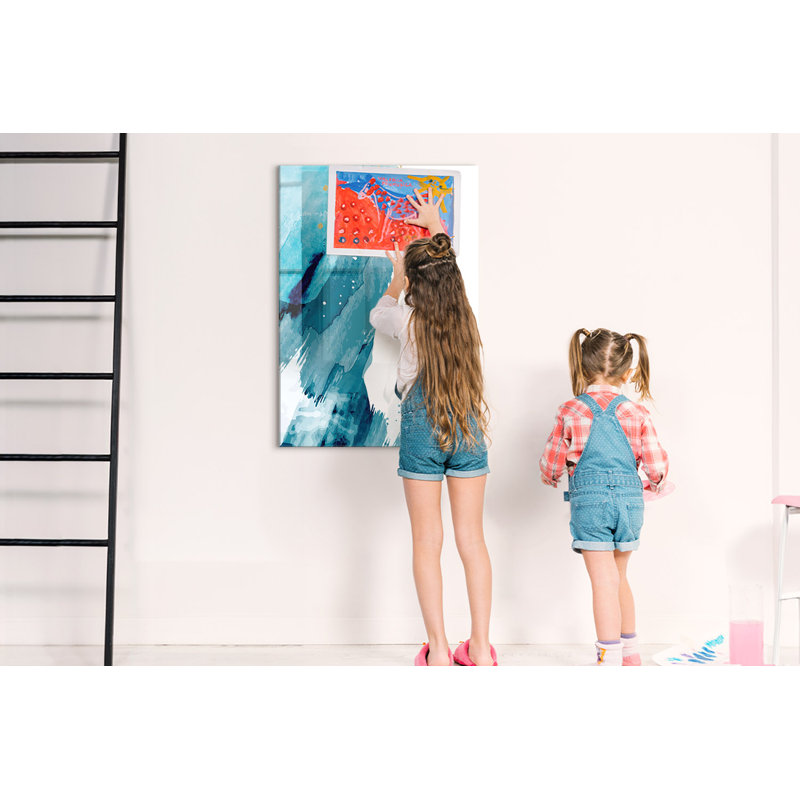 Magnetic Glass Photo Memo Board