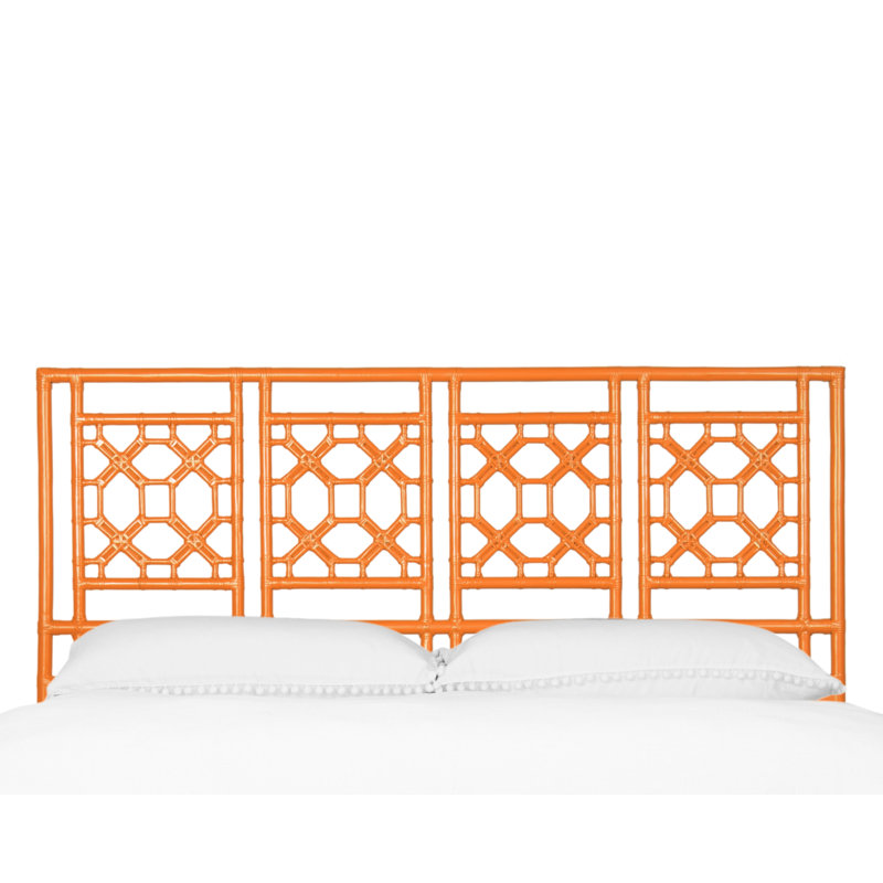 Open-Frame Headboard, King, Citrus Orange