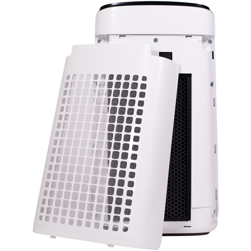 White Smart HEPA Air Purifier with Alexa Compatibility