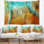 Tapisserie Macro Render Structure jaune orange-28499486