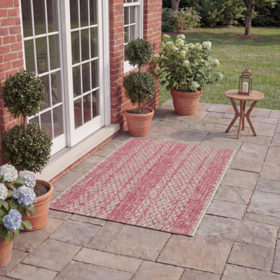 Tapis intérieur / extérieur à rayures Herefordshire Performance