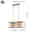 Lustre pour îlot de cuisine 8 lumières Quida