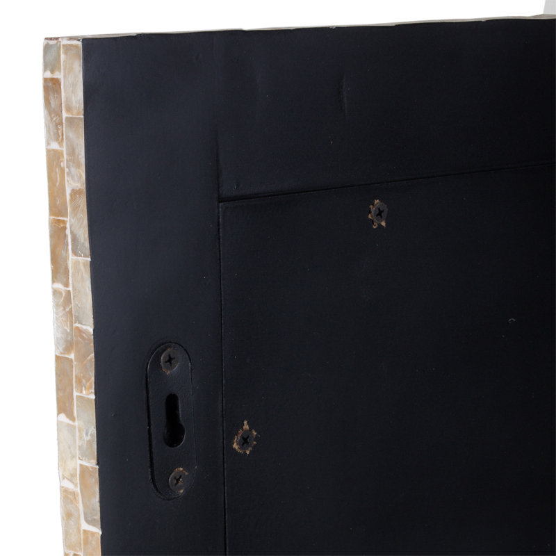 Crymble Wood Flat Wall Mirror