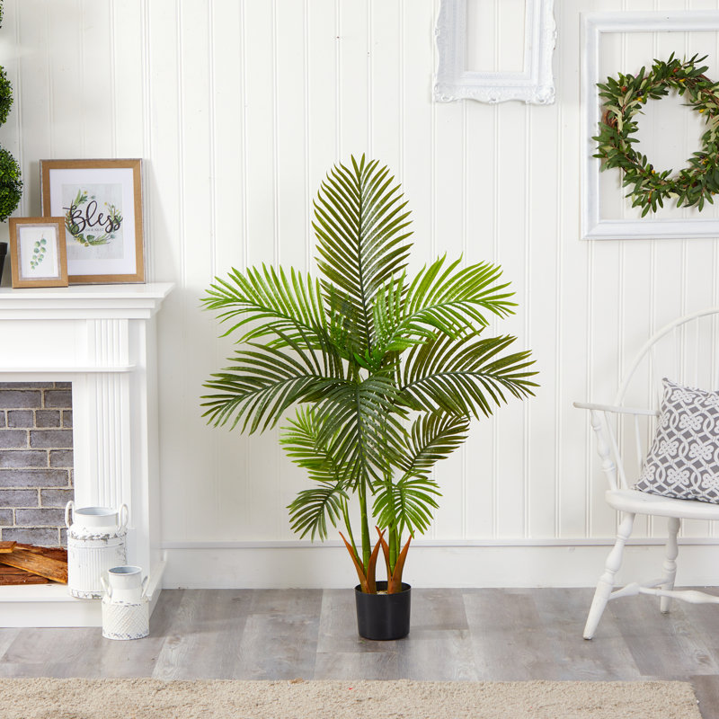 Artificial Palm Tree in Pot Liner, 54" H x 16" W x 16" D