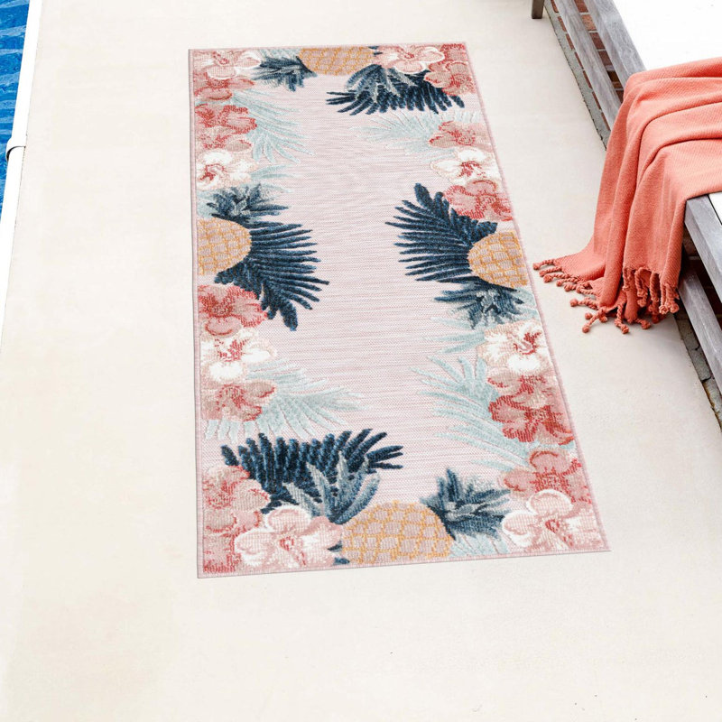 Tapis fleuri Firman Flora, Tapis de couloir 2 pi 2 po x 8 pi