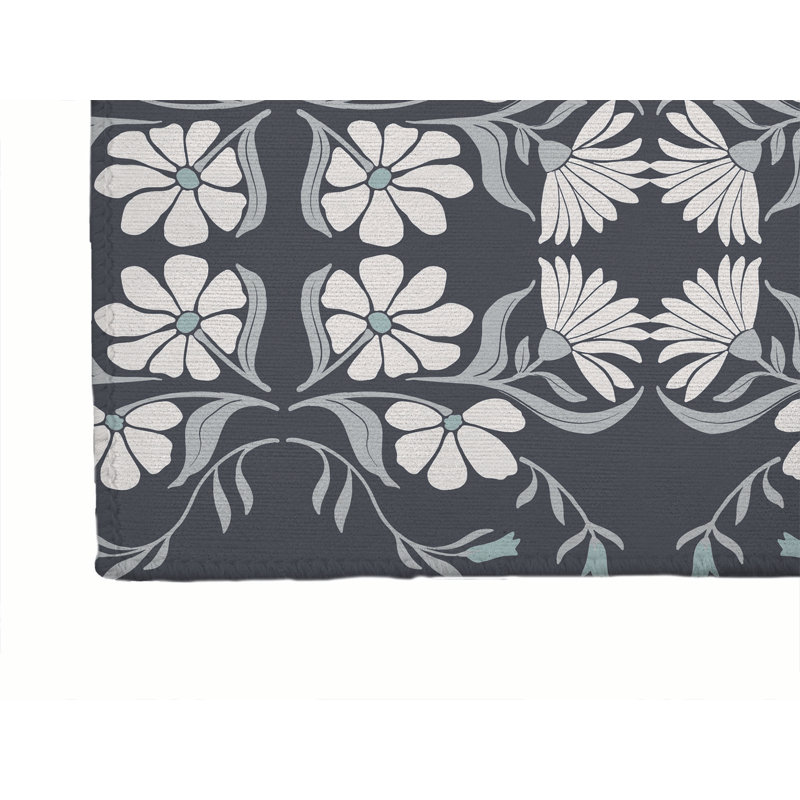 Groovy Flowers Area Rug, Runner 2'6" x 8'
