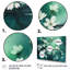 «Flower Whispers Teal Cherry Blossoms I», reproduction sur toile-1830351324-1830351325