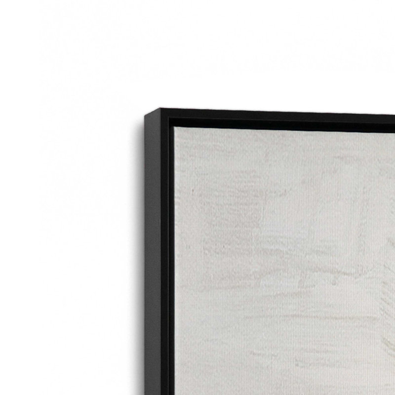 «Subtle Earthline II», reproduction sur toile, H 32,75 po x l 32,75 po, Noir satiné