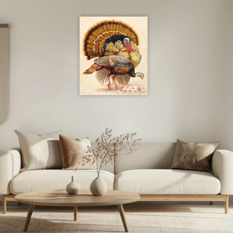 Art mural rétro sur toile 24 "x 36"