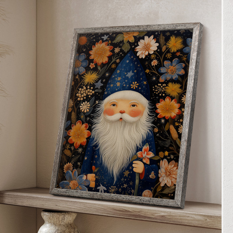 «Christmas Holiday Art DCL III», reproduction encadrée - bois massif, H 11 po x l 9 po