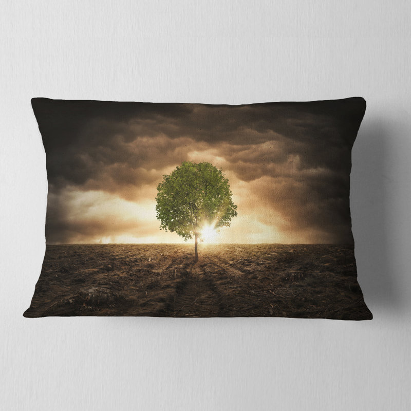 Landscape Reversible Throw Pillow