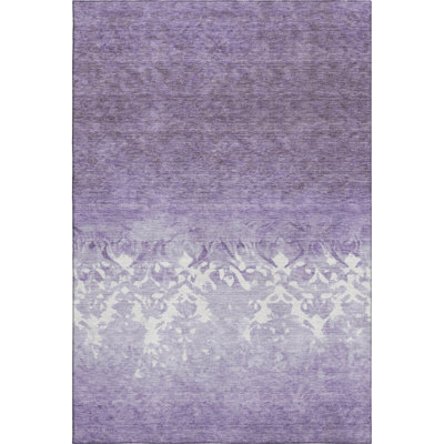 Premium Machine Washable Millbrook AMF1959 Damask Rug