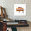  «Southwestern Vibes 2» par Farida Zaman, art mural en verre acrylique, 12 po x 12 po