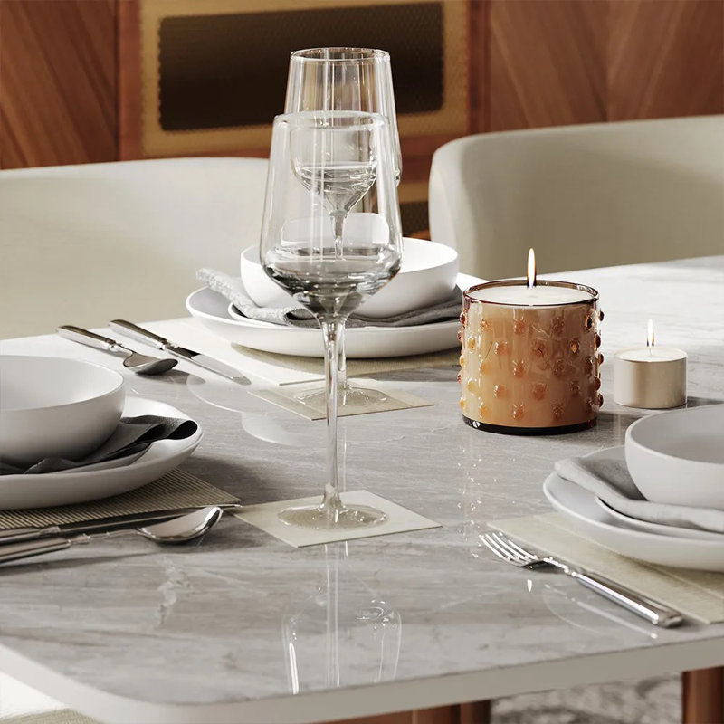Table de salle à manger , Gris, L 93,70 po x l 42,71 po