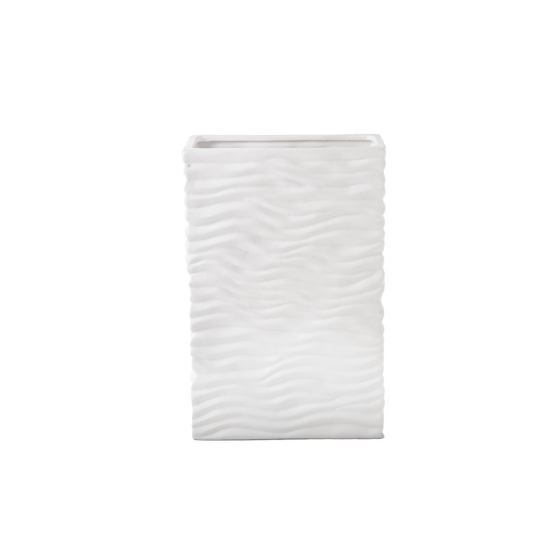 Ceramic / Porcelain Floor Vase, 12" H x 8" W x 4" D