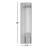 Anakyn 1 - Light Dimmable Flush Mount Sconce in Polished Nickel-487168344