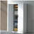 71"H Metal Garage Storage Cabinet, White Tool Steel Locking Cabinet with Doors and 4 Adjustable Shelves, Tall Cabinets for Garage Storage Systems Lockable File Cabinet for Home Office,Classroom,Pantry-1187887763