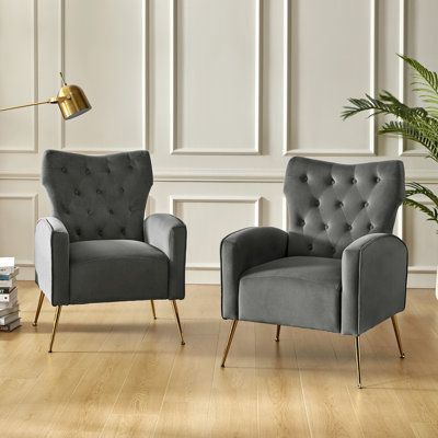 Tonas Upholstered Wingback Chair