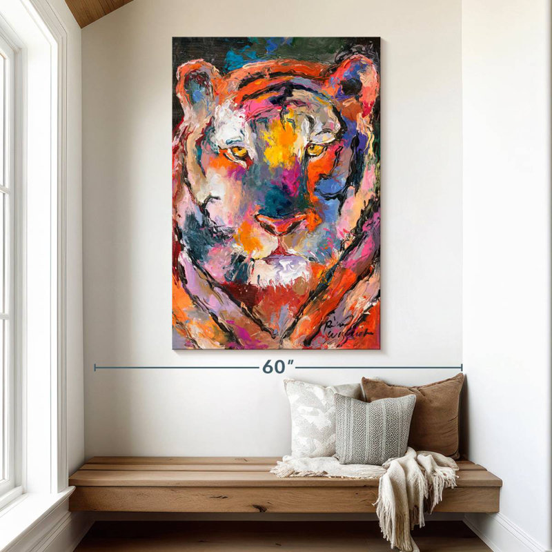 Brampt Tiger I, 51" H x 34" W