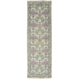 Beall Wool Floral Area Rug in Ivory