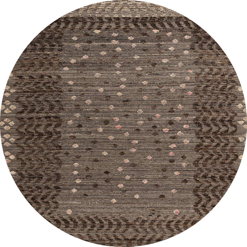 Abstract Indoor Rug, Round 3'