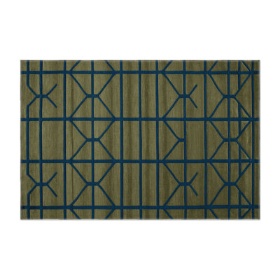 Trellis Brown Indoor and Outdoor Area Rug