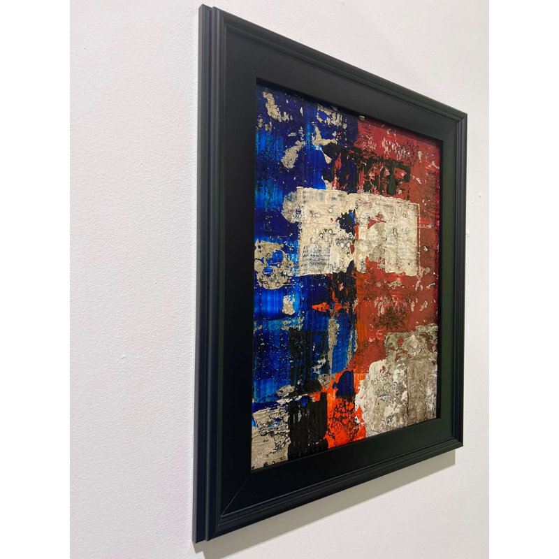 Divide - Peinture abstraite à technique mixte par J. Kent Martin