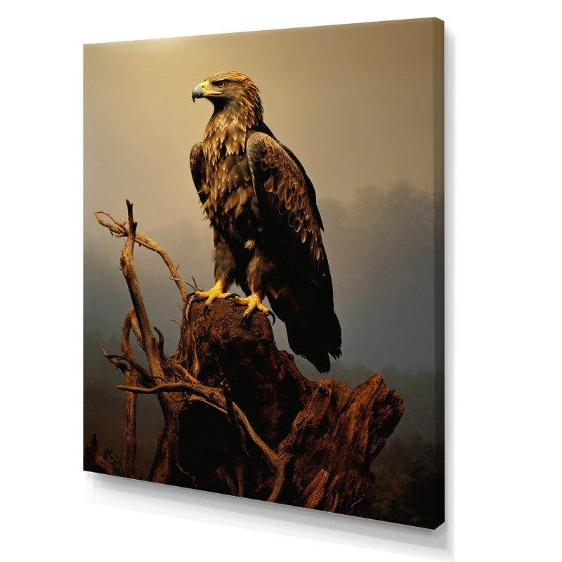 " Eagle S Grace At Top ", 20" H x 12" W x 1" D, Wrapped Canvas