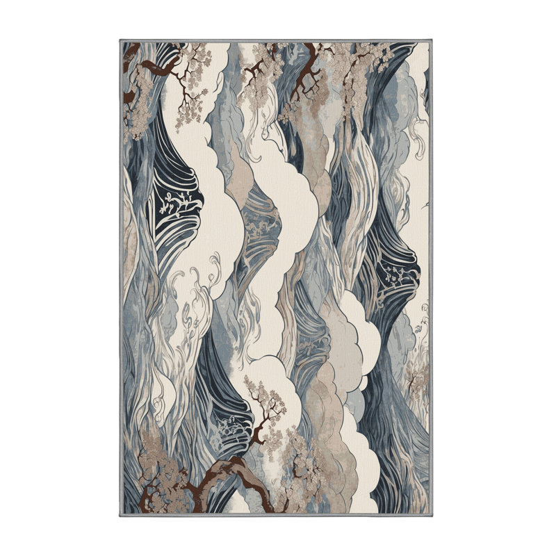 Sakura Sunset Rug, Rectangle 8' x 10'