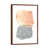 Classic Brown Wood Framed Canvas