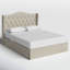 Lit plateforme tapissier Knott Riley-1076516441-1076516389