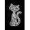 Plastic and Aluminum Hanging Halloween Black Cats Outdoor Lights