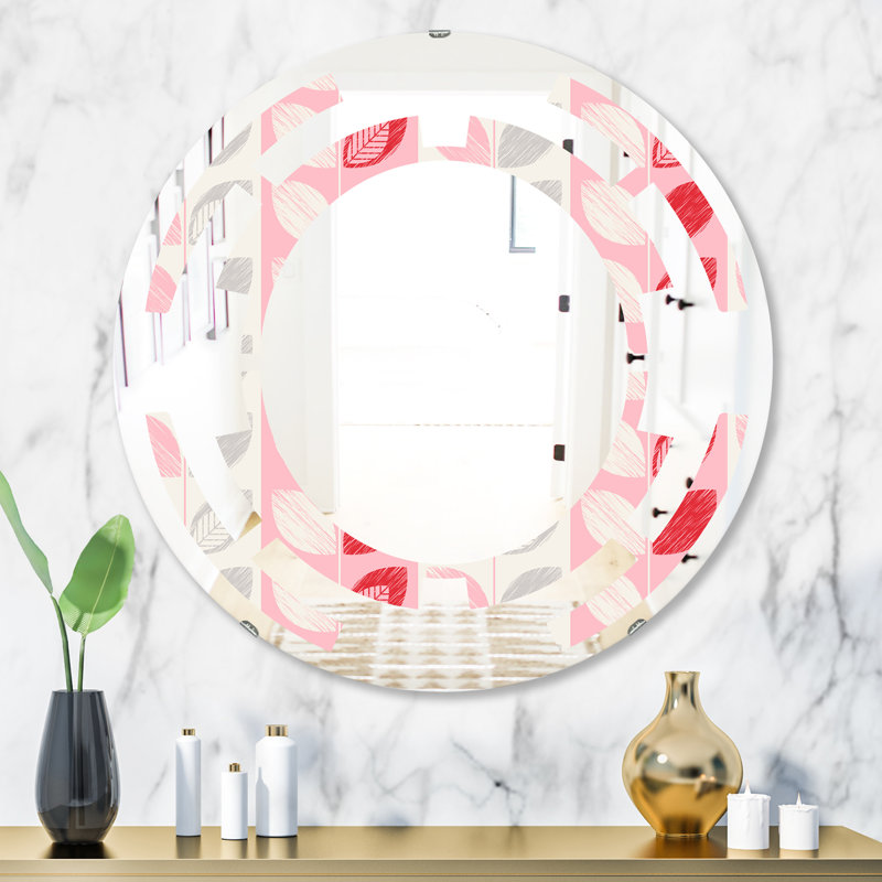 Miroir mural Botanical Design I Space, H 24 po x l 24 po