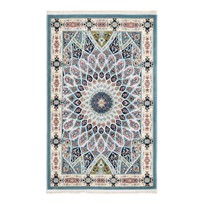 Tapis bleu Jackson Jackson