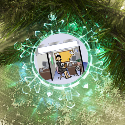Ornement de Noël personnalisé en forme de flocon de neige