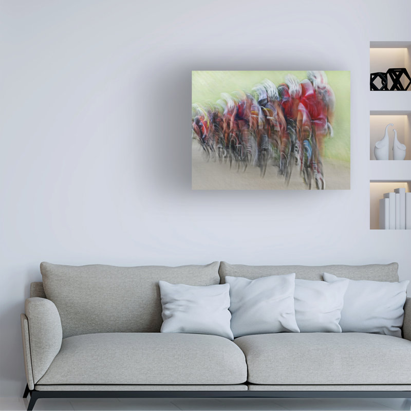 Art sur toile «Lou Urlings The Train», H 18 po x l 24 po