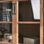 Buffet noir massif et bois manufacturé