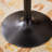 Laterrian End Table Belham Round Top Adjustable Height with Base Metal Bar Table-925287620-925287618-925699260