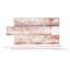 Lowall Rose Marble Subway Brick Tile Sticker 15.4cm x 30.5cm PVC