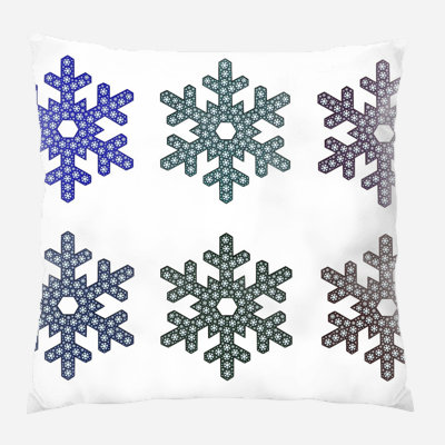 Coussin flocon de neige